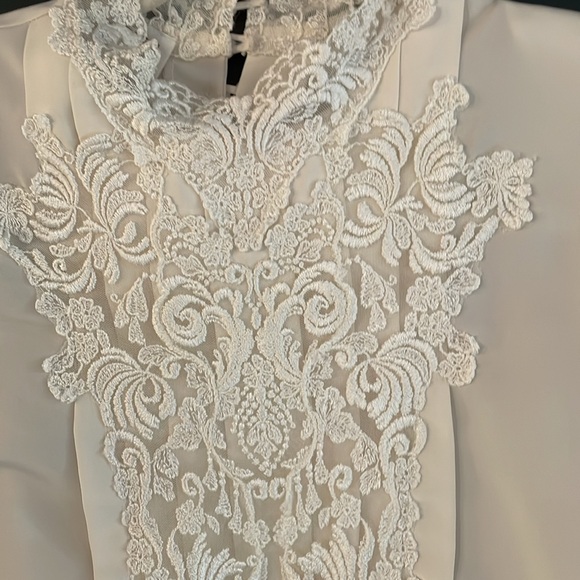 Vintage blouse size 6 petite - Picture 4 of 9